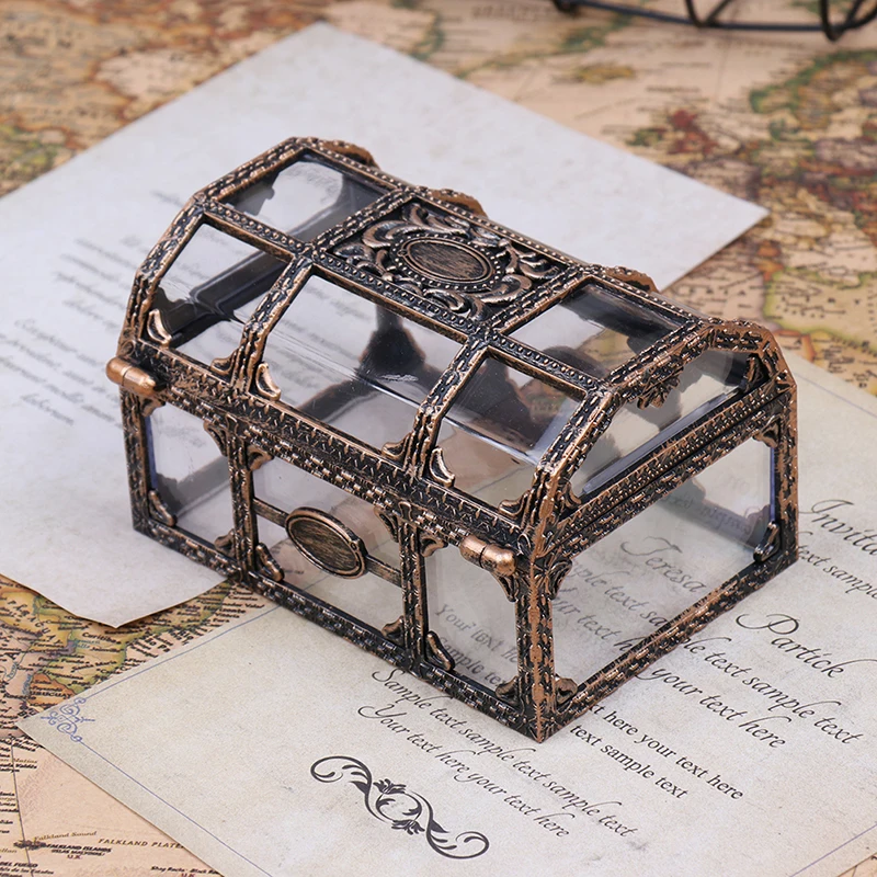 10,5x8x6,5 см Пластиковый Контейнер Коробка для хранения пиратского аниме для пирата Хрустальный драгоценный камень коробка для хранения игрушек фигурки