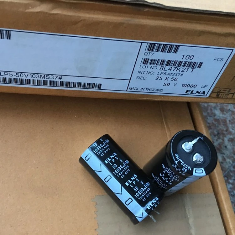 

4pcs ELNA LP5 Series Electrolytic Capacitor 50v10000uF P10 free shipping