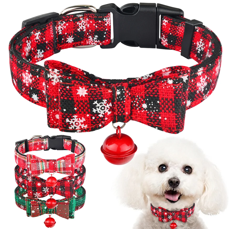 christmas dog collar