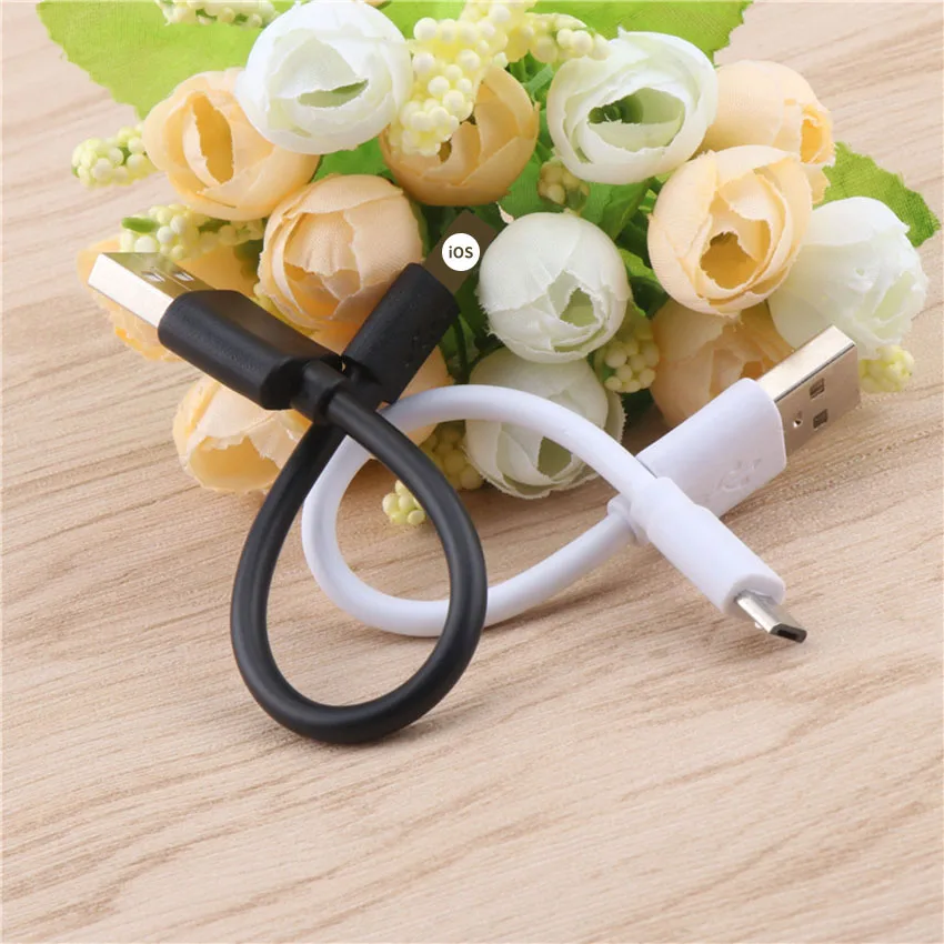 Кабель для быстрой зарядки и передачи данных Micro USB/Type c 15 см кабель iPhone Samsung Xiaomi