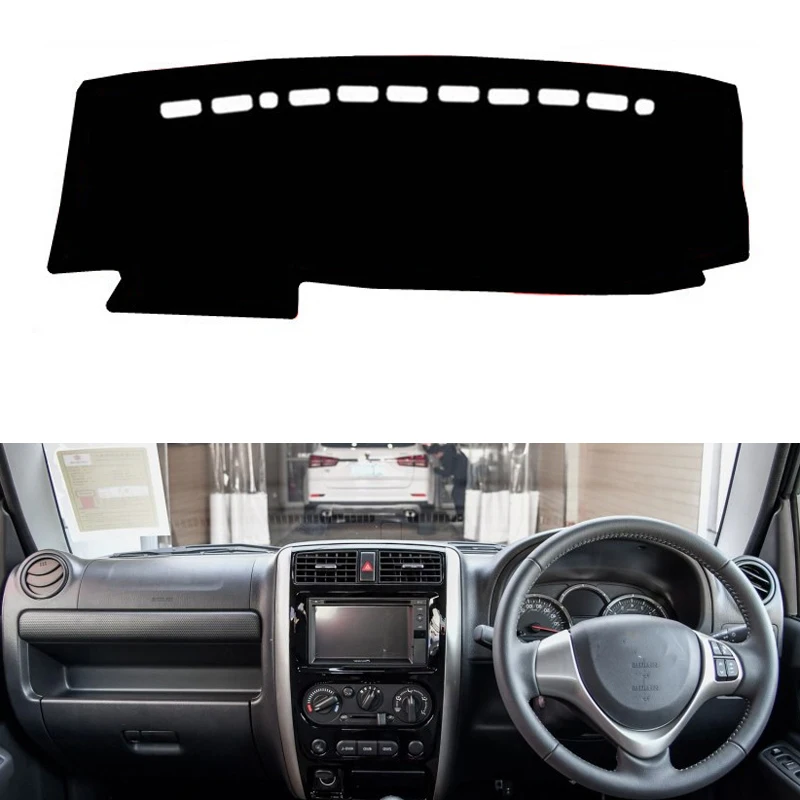 For SUZUKI JIMNY 2007 2008 2009 2010 2011 2012 2013 Right Hand Dashboard Cover Car Stickers Mat Interior Accessories