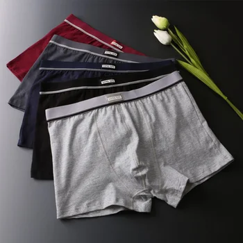 

5Pcs/lot Men Panties Cotton Comfortable boxeador bokrki Male Boxershorts Underwear Boxers Men's Sexy Soft Underpants #nkb1234568