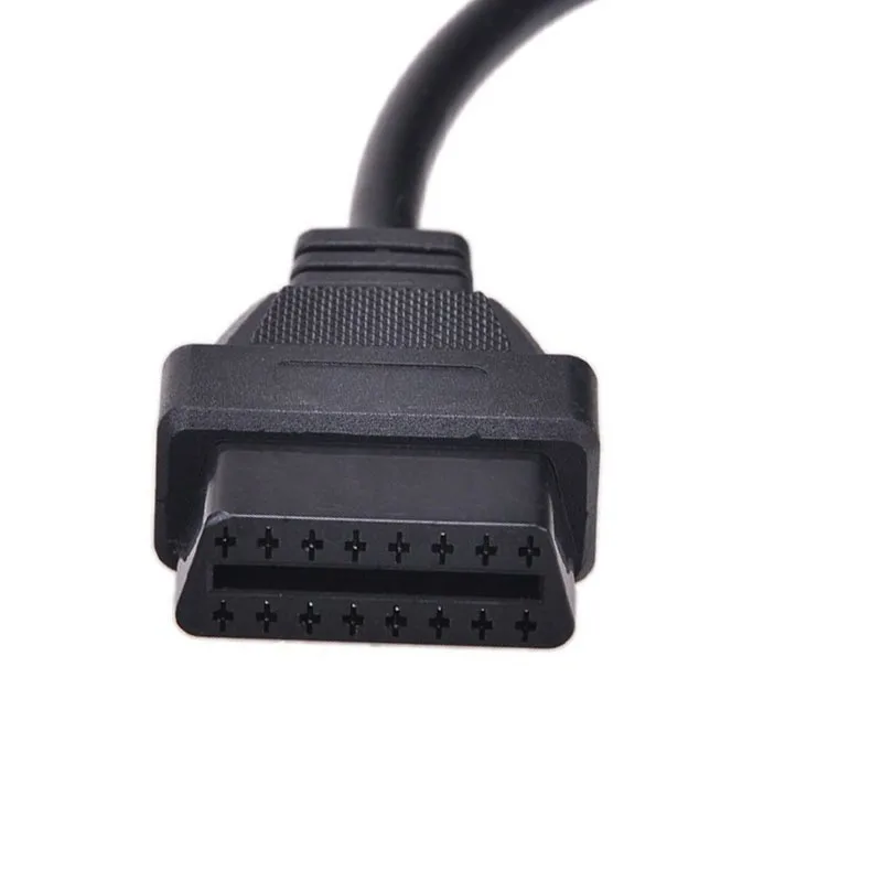 17 Pin к 16 OBD 2/OBD диагностический кабель адаптер для toyota OBDII папа женскому
