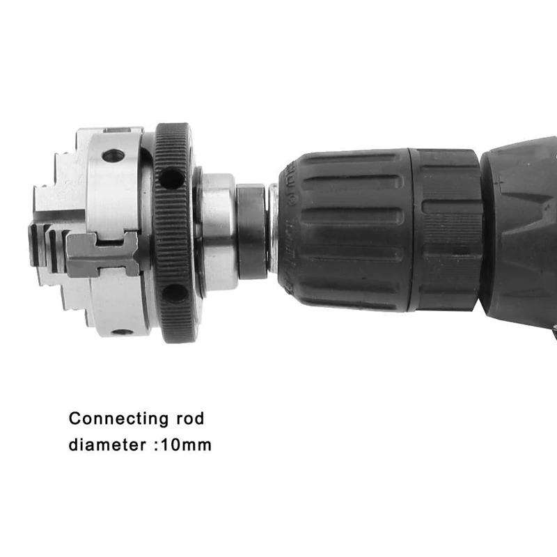K01-50 Lathe Chuck Three Jaw M14*1 Connecting Rod For K01-50/63/80, 03-50/63 Self-Centering Mini