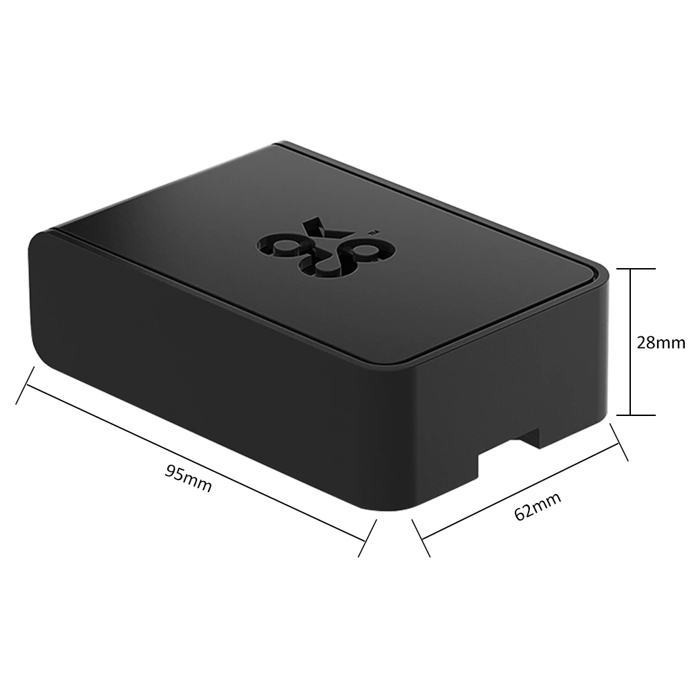 Официальный Оригинальный Raspberry Pi 4 Model B 4b новый дизайн черный скользящий защитный