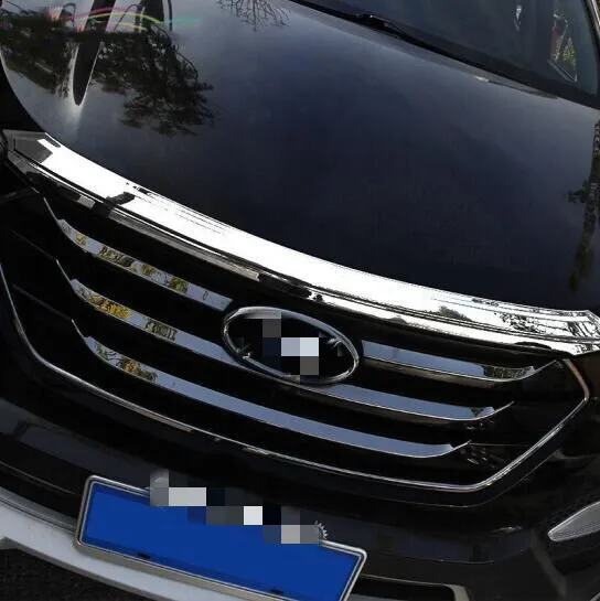 Автомобильный Стайлинг ABS Хромированная накладка на двигатель хромированная