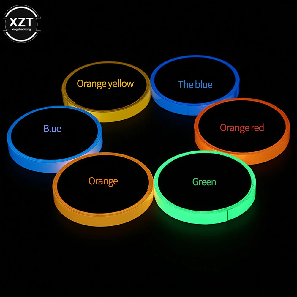 

1Pcs Luminous Tape 12MM *3M Self-adhesive Tape Night Vision Glow In Dark Safety Warning Security Stage Home Decoration Tapes
