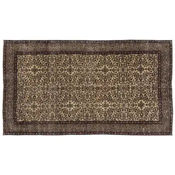 

Handmade Natural Vintage Turkish Area Rug 146x253 Cm-4'9''X8'4''