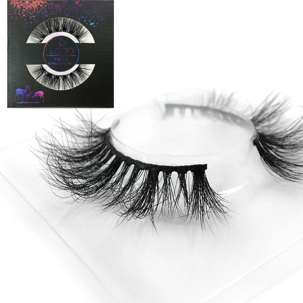 NEW 100% Mink Lashes 3D Eyelashes Handmade Reusable Natural Christmas gift False Makeup | Красота и здоровье