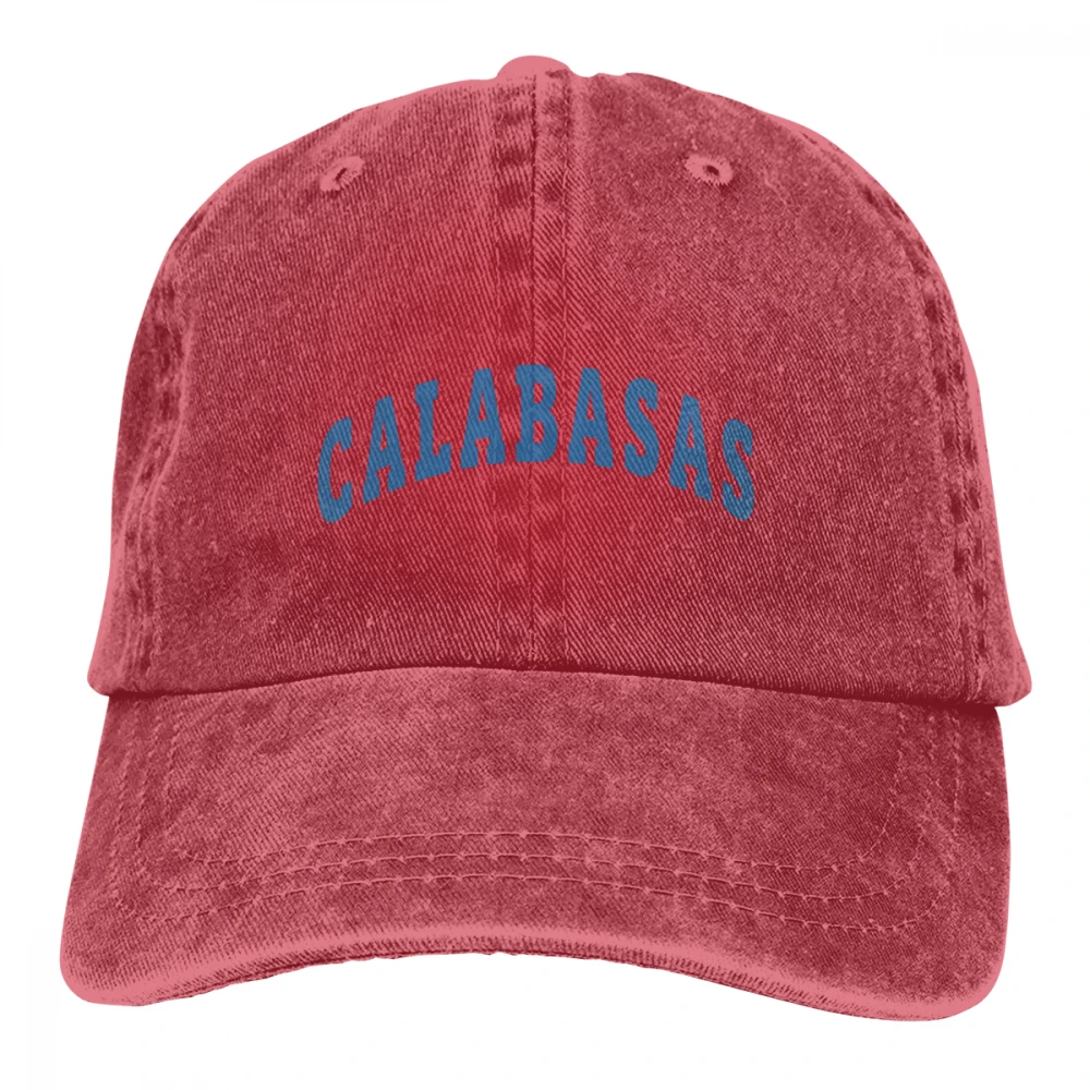 Calabasas Casquette натуральный унисекс Мужские Женские джинсовые бейсболка с ремешком кепки Регулируемый Гольф папа шляпа