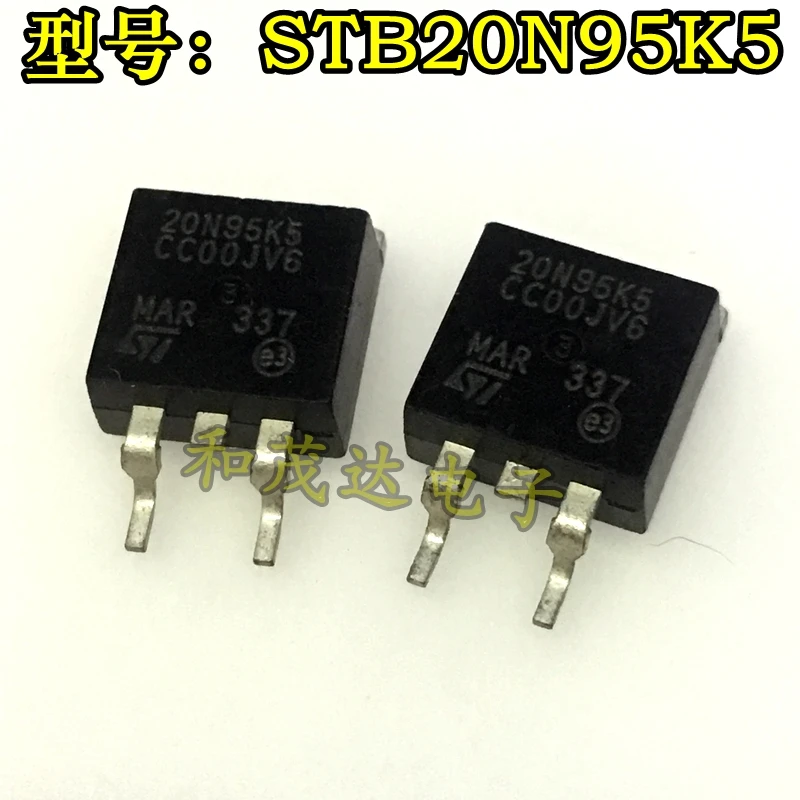 5 шт./20N95K5 STB20N95K5-263 950V 17.5A TO263