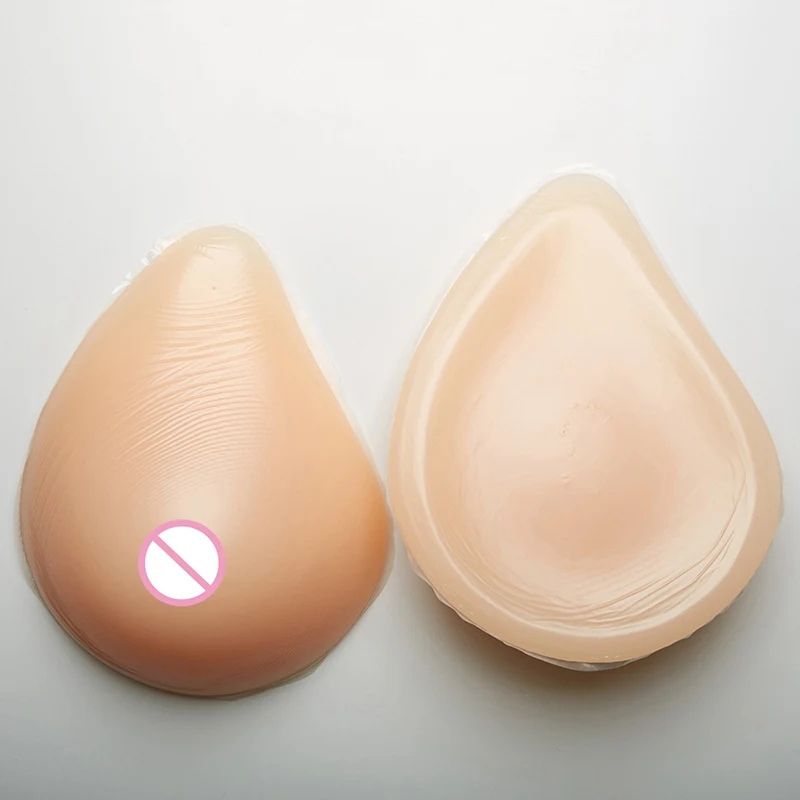 

1pc Artificial Silicone Breast Form Protheses Water Shape Fake Boobs for Crossdresser Transvestite Mastectomy Breast