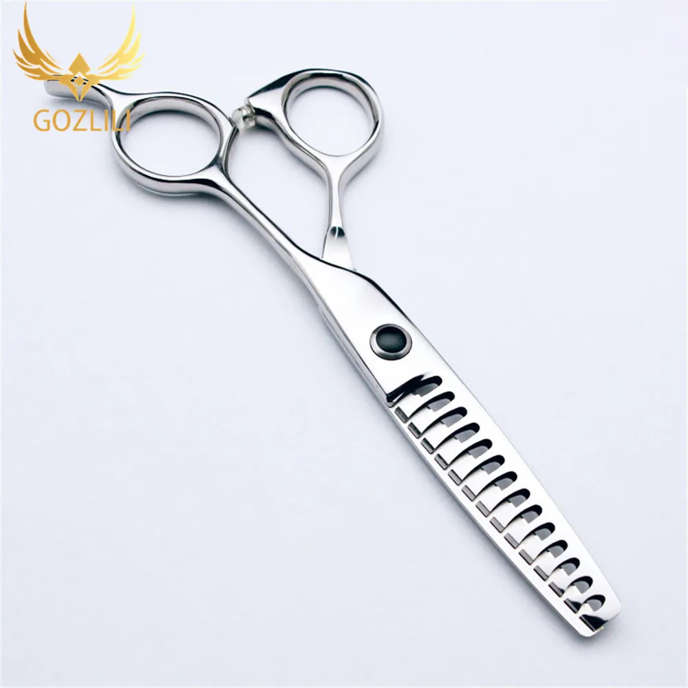 GOZLILI Professional Hairdressing Scissors 18 Teeth Fishbone Big Tooth Seemless ThinningBlendingTexturing Shear Hair Scissors (2)