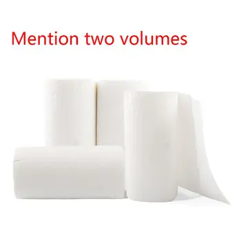 

2 Rolls of Kitchen Paper Towel - Thickened High-Density Absorbent Toilet Paper Brilliant