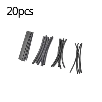 

20 black Polyolefin heat shrinkable tube sets 2.5/3.5/5.0/7.0 each 5 length(100mm)