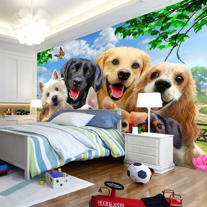 Diantu пользовательские фото обои 3D стереоскопический милая собака фотографии спальня гостиная/ТВ фон/бар/Настенная фреска обои