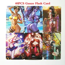 40 шт./компл. Сейлор Мун и Женщина-кошка капитан с героями комиксов Марвел, сексуальные игрушки хобби Коллекционные вещи игра Коллекция аниме-открытки