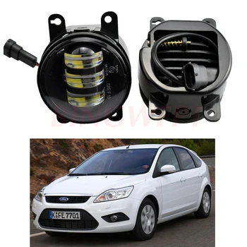 

2PCS 90MM LED Fog Lights 12V For Focus MK2/3 Fusion Fiesta MK7 Automobiles H11 Socket Halogen Lamp
