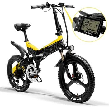 

Foldable Electric Bike 20" 48v 13ah LG Lithium Battery 400w Brushless Motor Lightweight Aluminum Alloy Lady City Bicycle