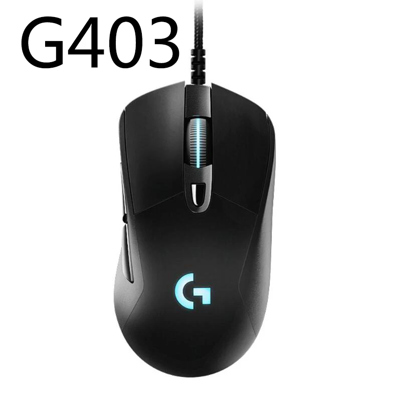 Logitech G502/M90/G102/G403/G402/G302/G90/MX518/G300S Hero программируемая игровая мышь 16000 dpi RGB игровая офисная мышь для ПК - Цвет: G403