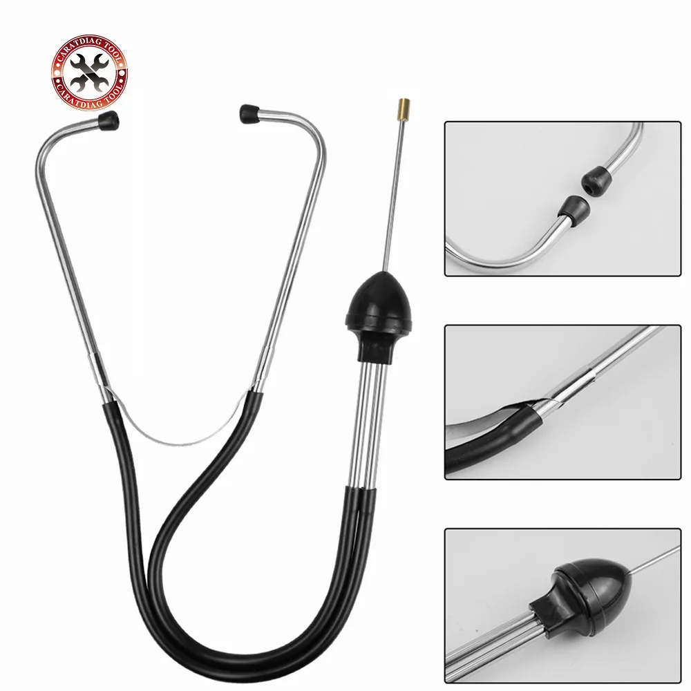 Más nueva para coche cilindro estetoscopio Motor de herramienta de diagnóstico de ruido Tester Detector de sonido anormal dispositivo de diagnóstico