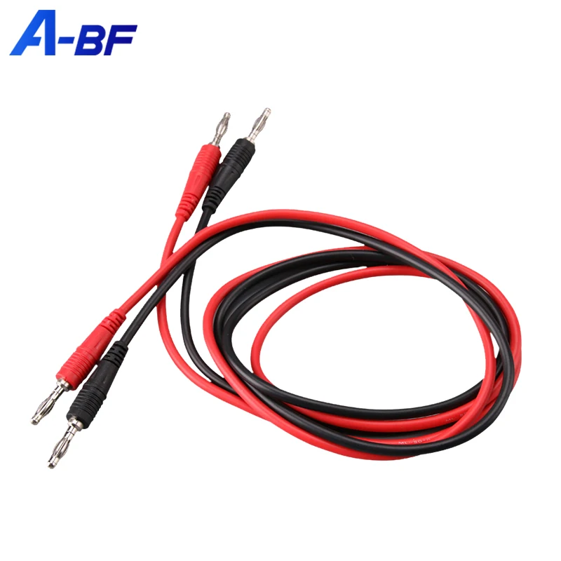 A-BF Power Test Line Double Head Banana Plug to Fish ClipTesting Cable High Voltage DC Supply Alligator Clips | Инструменты