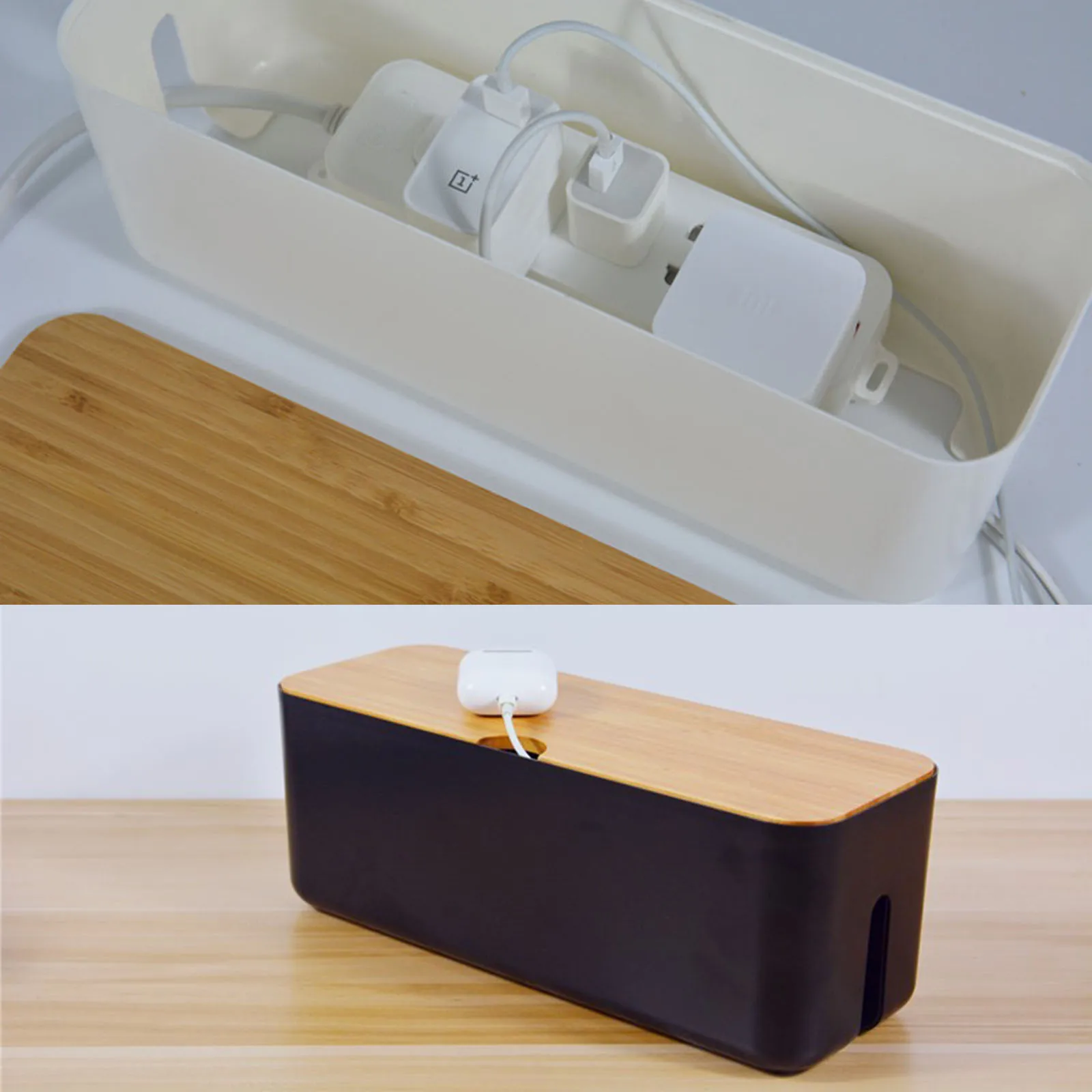 Cable Storage Box Anti Dust Charger Wire Management Power Strip Wire