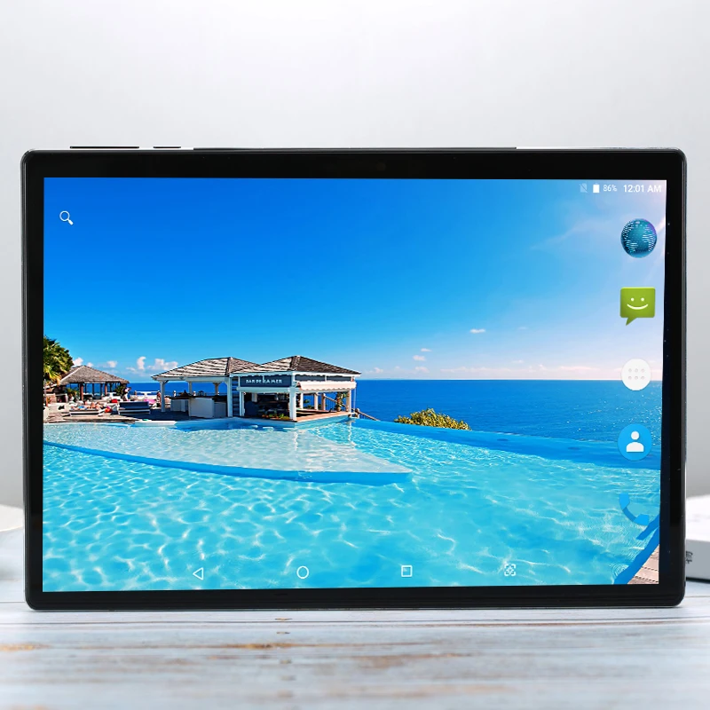 

Glass Screen Android Tablet 10.1 inch Android 7.1.1 10 Ten Core 6GB RAM 256GB ROM 3G 4G LTE 1920 1200 IPS 5MP+ 13.0MP the tablet
