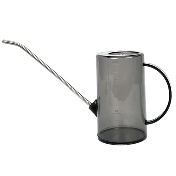 

Stainless Steel Long Mouth Watering Can with Meaty Watering Can Home Gardening Potted Watering Can Tool