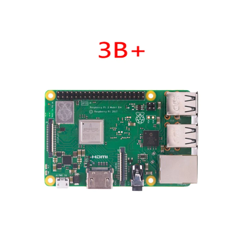 3B Plus Raspberry Pi 4 Модель B PI 4B 1 ГБ/2 ГБ/4 ГБ или 3B+ Корпус питания 32G SD - Комплект: 3B Plus