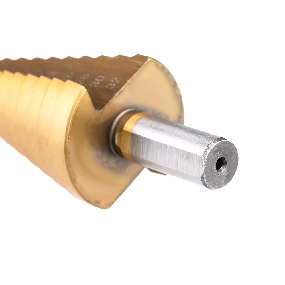 4-32mm Drill Bit HSS Titanium Coated Step Drill Wood Set Power Tools for Metal High Speed Steel Hole Cutter Center Drills