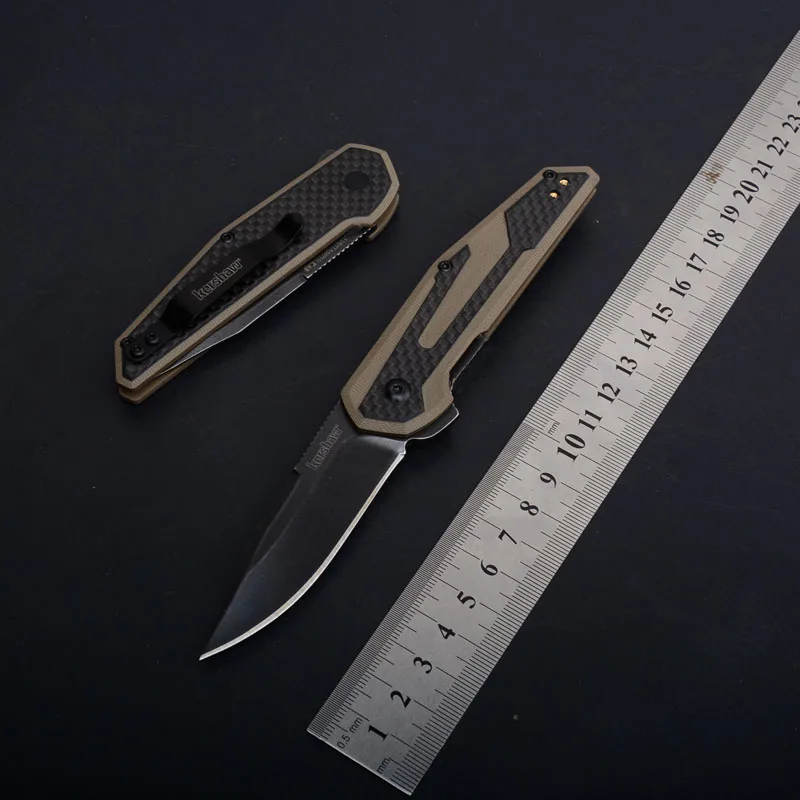 Kershaw 1160 складной карманный нож 8cr13mov лезвие стальной лист+ ручка из углеродного волокна наружные походные карманные Фруктовые Ножи EDC инструменты