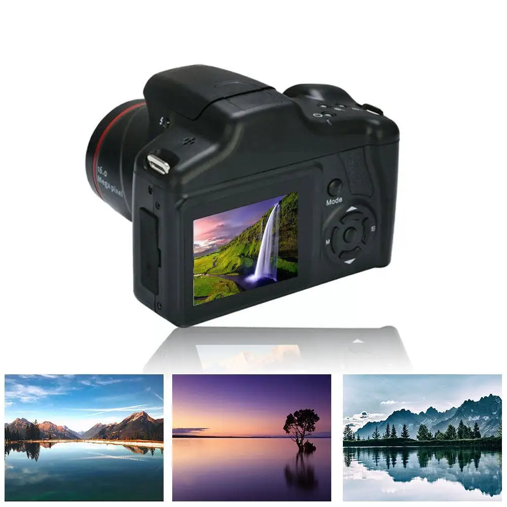 SLR 휴대용 손떨림 방지 Vlogging TFT 디지털 카메라, 1080P 비디오 LCD 줌 카메라, 16X 울트라 HD 스크린 R9T5, 2.4 인치 카메라, 신제품