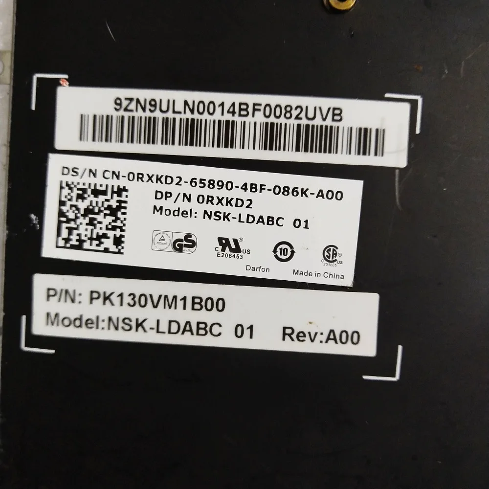 95%new Keyboard For Genuine for Dell Latitude 12 7000 E7240 E7440 Backlit Keyboard RXKD2 CN-0RXKD2
