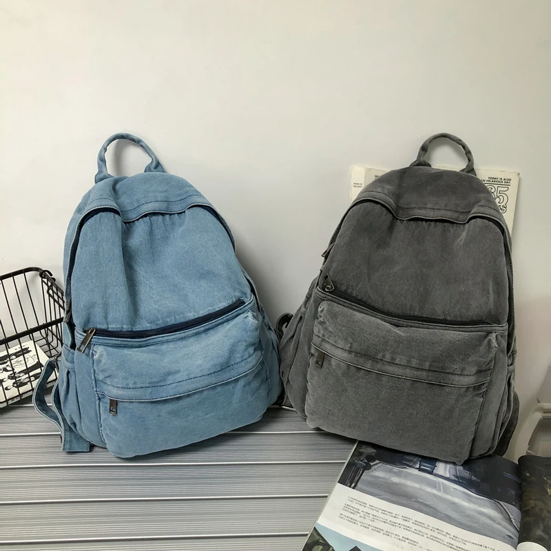 Teenage School Backpacks | Backpacks Women School | Denim