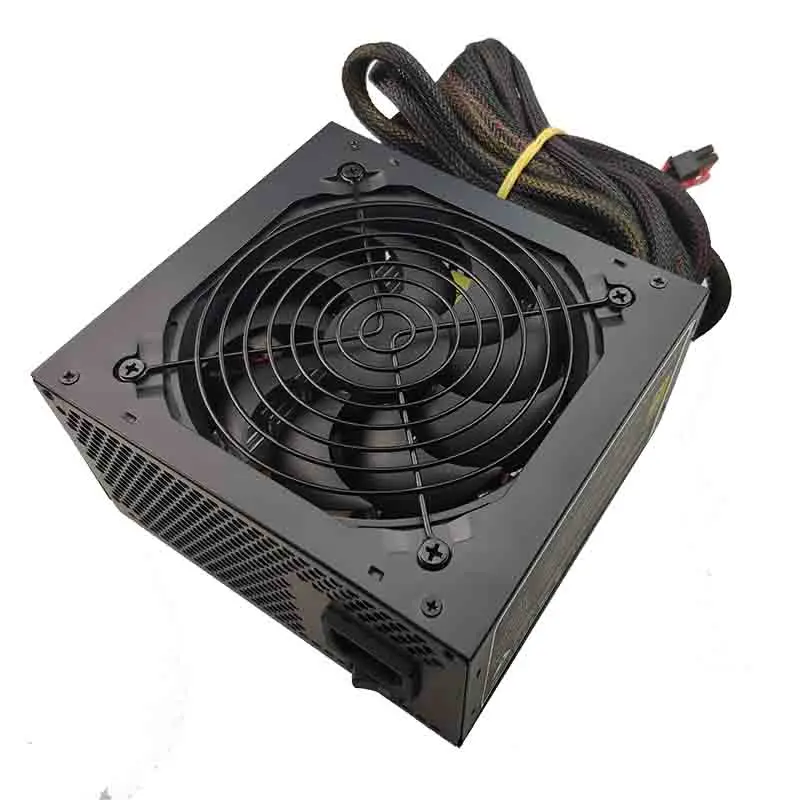 600 Вт ATX импульсный источник питания с номинальным напряжением 500 черный цветной
