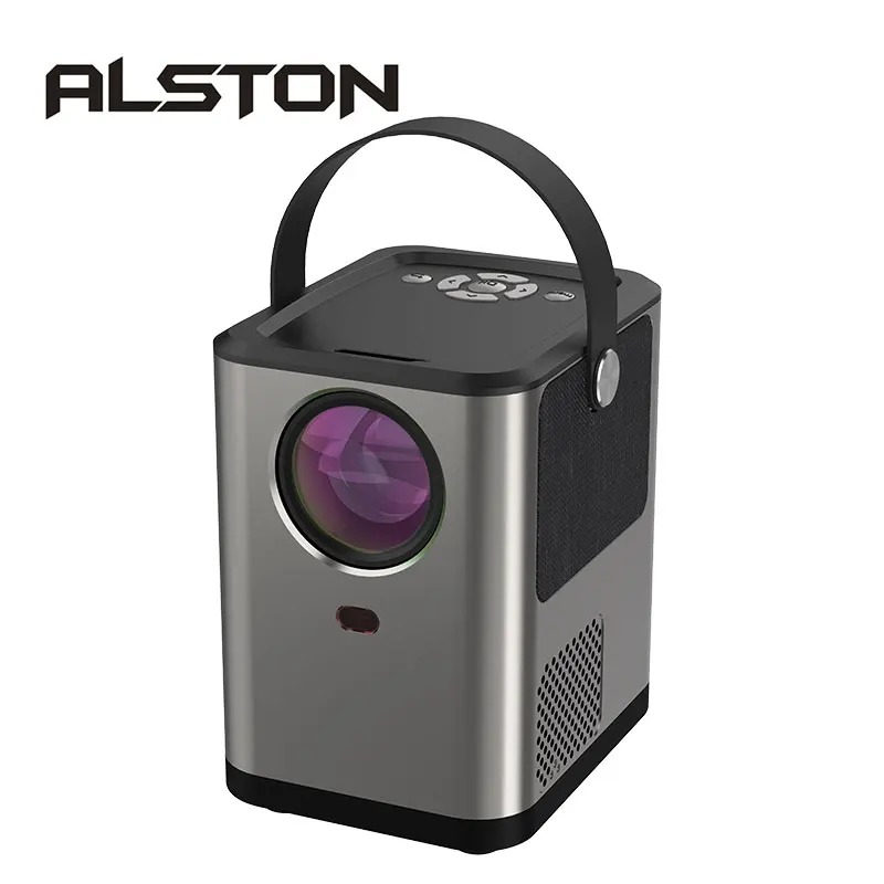 ALSTON BBQ4 Full HD 1080p Android con Bluetooth de cine en casa cine HDMI compatible con USB Proyector Beamer