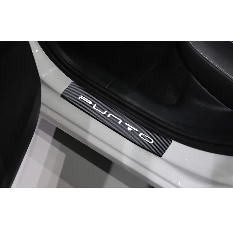 Автомобильный порог Добро пожаловать наклейки на педаль для Fiat Punto 500 автомобильный протектор Стайлинг наклейки автомобильные аксессуары