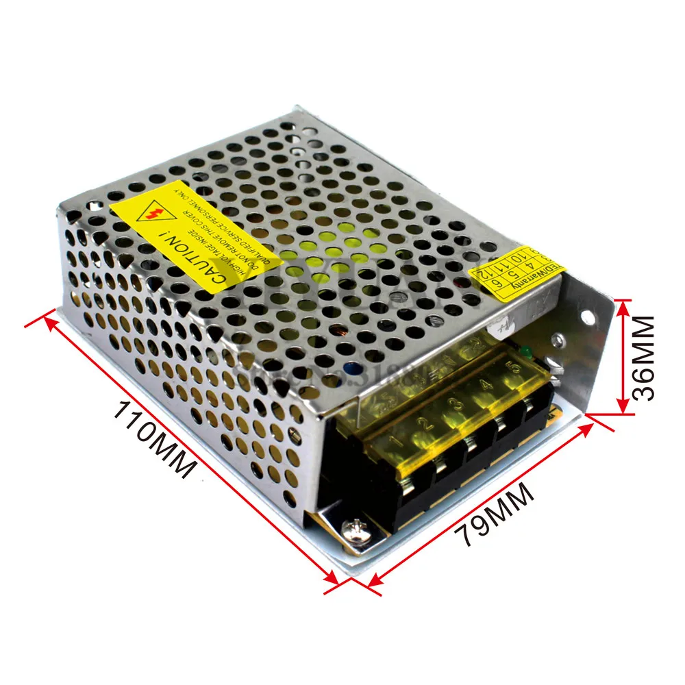 Одиночный выход 48W 1.3A 36V DC источник питания AC100 240V вход в DC36V SMPS для светодиодной