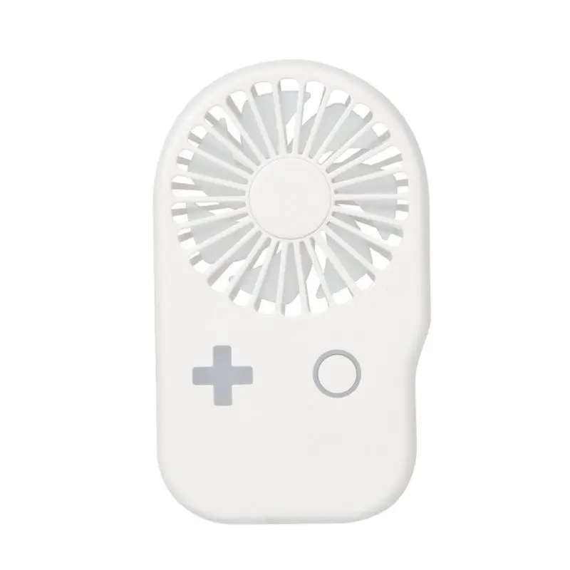 4NB1000282-W Mini Portable Handheld USB Rechargeable Fan Unique Game Console Shape Summer Air Conditioner Cooling Fan - Цвет: 4NB1000282-W