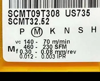 

10PCS/Box NEW MITSUBISHI SCMT09T308 US735 SCMT32.52