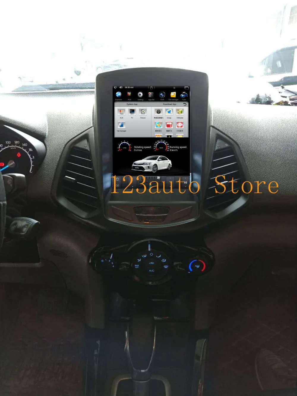 10 4 ''вертикальный экран Tesla Style Android 9 0 автомобильный DVD GPS плеер навигация PX6
