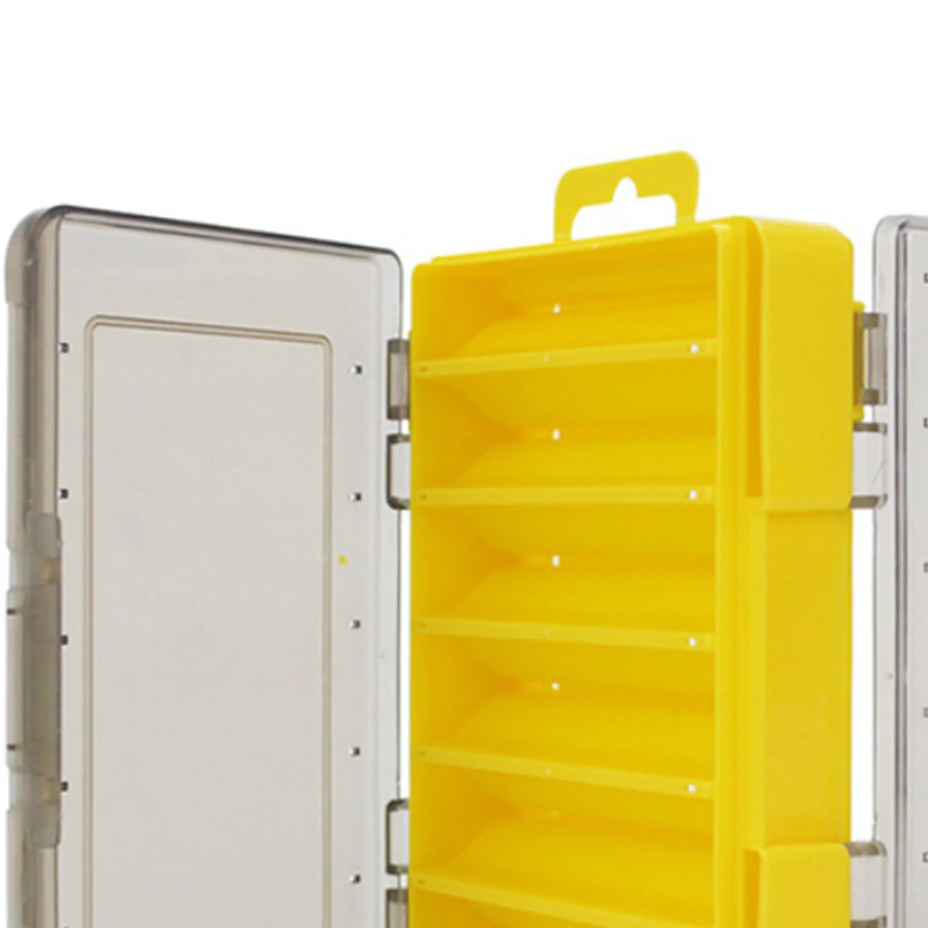 Fishing Lure Box Squid Jig Box Both Side Storage Lure Case Holder 12 14 Compartments Egi Squid Jig Pesca Accessories Box Fishing Lure Box Squid Jig Box Both Side Storage Lure Case Holder 12 14 Compartments Egi Squid Jig Pesca Accessories Box