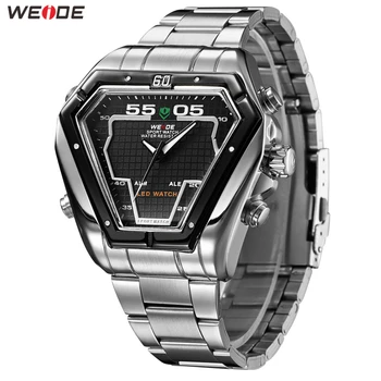 

WEIDE Fashion Sport Watch Analog Movement Luxury Brand Bussiness Quartz Watch Waterproof Military Wristwatch Relogio Masculino