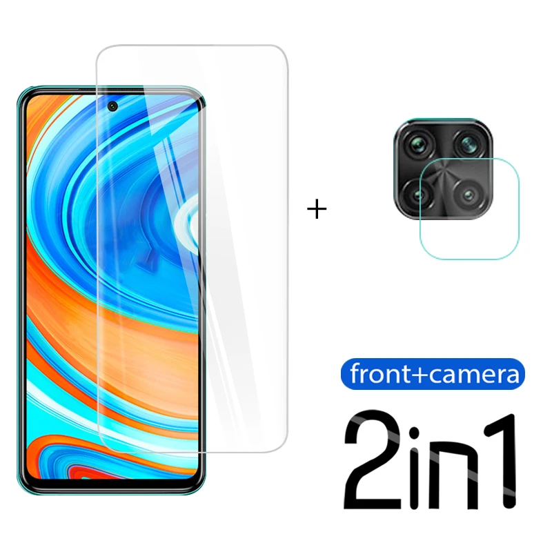 Закаленное стекло 2 в 1 для Redmi Not 9 Pro Max Защита экрана Xiaomi зеркальной камеры защита