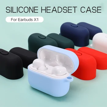 

Soft Silicone Case For Huawei Honor Earbuds X1 Anti-lost Bluetooth Earbuds Protective Cover Portable Wireless Earphone Case