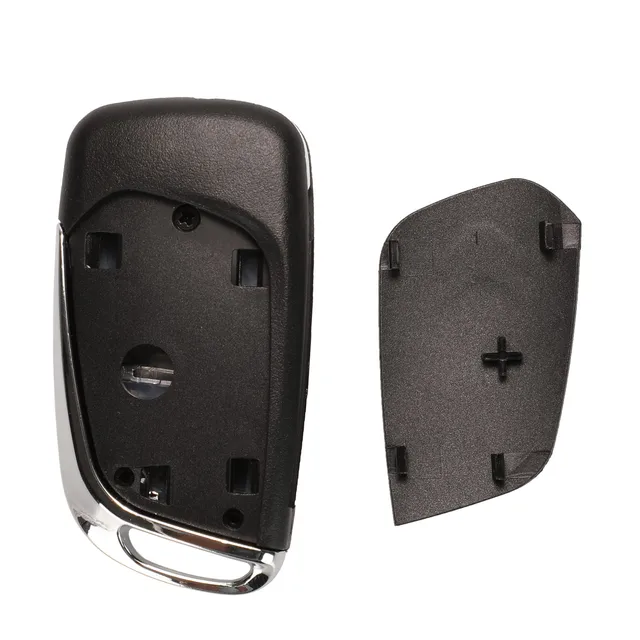 Carcasa De Llave Para Peugeot 107 207 307 407 - Repuesto Con 2 Botones Y Chip ID46 433 MHz