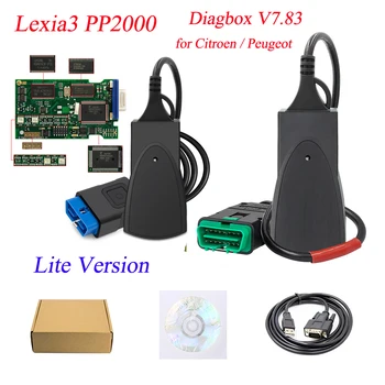 

Hot Lexia 3 PP2000 Diagbox V7.83 with Firmware 921815C Lexia3 V48/V25 Lite Version For Citroen for Peugeot OBDII diagnostic tool