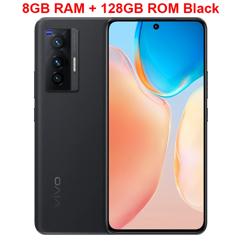 Original VIVO X70 5G Mobile Phone 6.56" AMOLED 120Hz 8G+256G Dimensity 1200 Octa Core 40MP Camera SuperCharge 44W NFC Smarphone best ram for gaming 8GB RAM