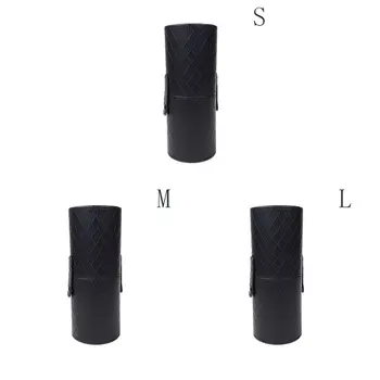 

Women Girls PU Leather Makeup Brush Holder Cosmetic Bag Organizer Lady Casual Makeup Brushes Pen Cup Container Tool Storage Case